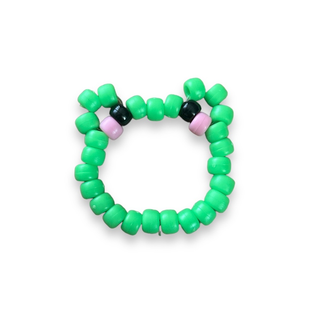 Frog Beaded Bracelet